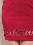 Andy/GLAMOROUS/GMS-V819/キャバドレス/ミニドレス/タイト/ワンピース/レース/シアー/ノースリーブ/ワンカラー