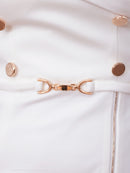 Andy/GLAMOROUS/GMS-V833/キャバドレス/ミニドレス/タイト/ショルダーリボン/両肩リボン/オフショル/ フロントジップ/ワンカラー/スリット