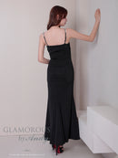 Andy/GLAMOROUS/GMS-V862/ワンピース/ロングドレス/キャバドレス/ビジューストラップ/ラメ/キャミソール/スピンドル/スリット