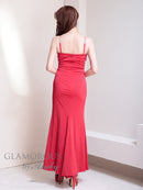 Andy/GLAMOROUS/GMS-V862/ワンピース/ロングドレス/キャバドレス/ビジューストラップ/ラメ/キャミソール/スピンドル/スリット