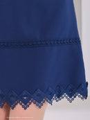 Andy/AN-ON2915/ワンピース/ミニドレス/キャバドレス/ワンカラー/カットアウト/ノースリーブ/レース/フレア