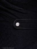 Andy/AN-ON2924/ワンピース/ミニドレス/キャバドレス/ワンカラー/シアー/ノースリーブ/袖あり/ビジューボタン/襟付き