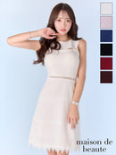 Andy/AN-ON2915/ワンピース/ミニドレス/キャバドレス/ワンカラー/カットアウト/ノースリーブ/レース/フレア