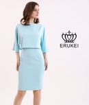 ERUKEI/エルケイ/31190/ミニドレス/シンプル/ワンピース/ドルマンスリーブ