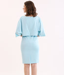 ERUKEI/エルケイ/31190/ミニドレス/シンプル/ワンピース/ドルマンスリーブ