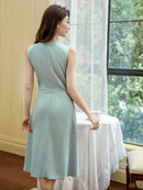 ERUKEI/C22303/ワンピース/パーティー/結婚式/二次会/Aライン/ミディアムドレス