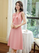 ERUKEI/C22303/ワンピース/パーティー/結婚式/二次会/Aライン/ミディアムドレス