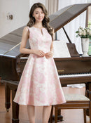 ERUKEI/C23243/ワンピース/Aライン/ミニドレス/フラワー/プリント