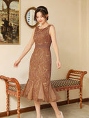 ERUKEI/C32131/ワンピース/パーティ/結婚式/二次会/ナイトドレス/キャバドレス/マーメイドライン