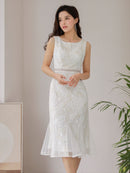 ERUKEI/C32131/ワンピース/パーティ/結婚式/二次会/ナイトドレス/キャバドレス/マーメイドライン