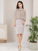 ERUKEI/エルケイ/ナイトドレス/ワンピース/ドレスパーティ/ミディアムドレス/C33241