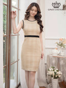 ERUKEI/C33366/ワンピース/ツイード/お食事会/ミニドレス