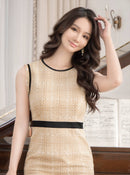 ERUKEI/C33366/ワンピース/ツイード/お食事会/ミニドレス