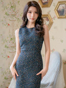 ERUKEI/E1291/エルケイ/ツイード/タイトワンピース