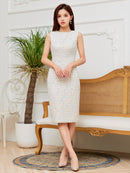 ERUKEI/E1291/エルケイ/ツイード/タイトワンピース