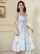 ERUKEI/E22016/ワンピース/パーティ/結婚式/二次会/演奏会/ナイトドレス/刺繍