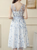 ERUKEI/E22016/ワンピース/パーティ/結婚式/二次会/演奏会/ナイトドレス/刺繍