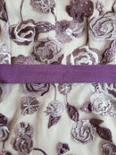 ERUKEI/E22016/ワンピース/パーティ/結婚式/二次会/演奏会/ナイトドレス/刺繍