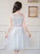 E32083/総レース/ノースリーブ/ワンピース