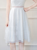 E32083/総レース/ノースリーブ/ワンピース