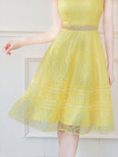 E32083/総レース/ノースリーブ/ワンピース