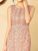 ERUKEI/E32101/ワンピース/パーティ/結婚式/二次会/ナイトドレス/キャバドレス/ミディアムドレス