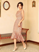 ERUKEI/E32101/ワンピース/パーティ/結婚式/二次会/ナイトドレス/キャバドレス/ミディアムドレス