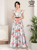 ERUKEI/エルケイ/ロングドレス/ワンピース/ナイトドレス/パーティドレス/E33177