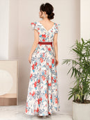 ERUKEI/エルケイ/ロングドレス/ワンピース/ナイトドレス/パーティドレス/E33177