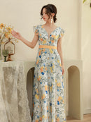 ERUKEI/エルケイ/ロングドレス/ワンピース/ナイトドレス/パーティドレス/E33177