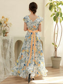 ERUKEI/エルケイ/ロングドレス/ワンピース/ナイトドレス/パーティドレス/E33177