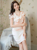 ERUKEI/E33257/ワンピース/パーティ/結婚式/二次会/ナイトドレス/ミニドレス