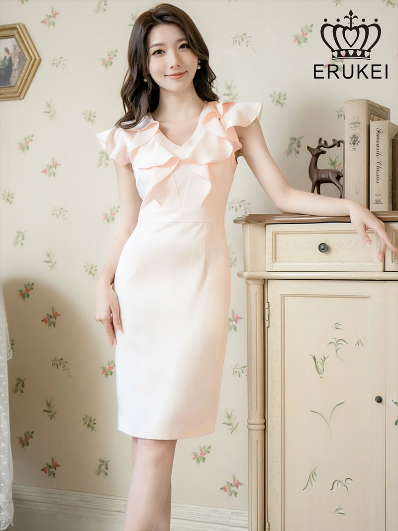 ERUKEI/E33257/ワンピース/パーティ/結婚式/二次会/ナイトドレス/ミニドレス