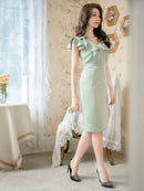 ERUKEI/E33257/ワンピース/パーティ/結婚式/二次会/ナイトドレス/ミニドレス