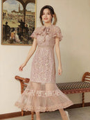 ERUKEI /S2008/キャバドレス/ドレス/ワンピース/パーティ/結婚式/二次会/総レース