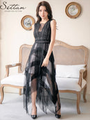 ERUKEI /S31125/ワンピース/パーティ/結婚式/二次会/レース/チュール