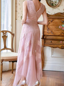 ERUKEI /S31125/ワンピース/パーティ/結婚式/二次会/レース/チュール