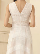 ERUKEI /S31125/ワンピース/パーティ/結婚式/二次会/レース/チュール