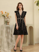 SETTAN/S32088M/ワンピース/パーティ/結婚式/二次会/ミニドレス/総レース