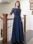 ERUKEI/S33113/ワンピース/ロングドレス/イブニングドレス/パーティー/クラブ/クルーズ船/ドレスコード/演奏会/半袖ロングドレス/Aライン