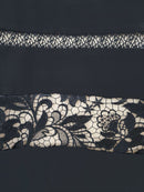 ERUKEI/S33255/ミニドレスワンピース/パーティー/結婚式/二次会/総レース/ペプラム/ノースリーブ