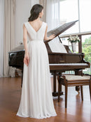 ERUKEI/S35305/ワンピース/ロングドレス/演奏会/ワンカラー/Vネック/ドレスコード/クルーズ船/パーティー/イブニングドレス