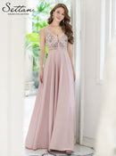 ERUKEI/S36501/エルケイ/ロングドレス/刺繍/セクシー/シースルー/Aライン