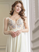 ERUKEI/S36501/エルケイ/ロングドレス/刺繍/セクシー/シースルー/Aライン