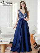 ERUKEI/S36501/エルケイ/ロングドレス/刺繍/セクシー/シースルー/Aライン