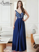 ERUKEI/S36501/エルケイ/ロングドレス/刺繍/セクシー/シースルー/Aライン