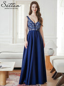 ERUKEI/S36501/エルケイ/ロングドレス/刺繍/セクシー/シースルー/Aライン