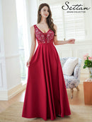 ERUKEI/S36501/エルケイ/ロングドレス/刺繍/セクシー/シースルー/Aライン