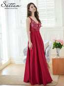 ERUKEI/S36501/エルケイ/ロングドレス/刺繍/セクシー/シースルー/Aライン