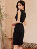 [ミニドレス]ERUKEI | C31503/ワンピース/パーティ/結婚式/二次会/ナイトドレス/キャバドレス/ドレス